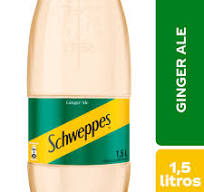 SCHWEPPES GINGER ALE/AGUA TONICA 990ML