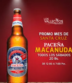 CER PACEÑA  CENTENARIO MACANUDA RETORNABLE