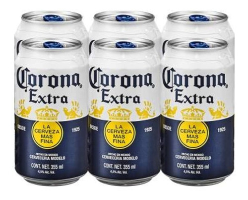 KIT PACK CORONA LATA 269ML X6