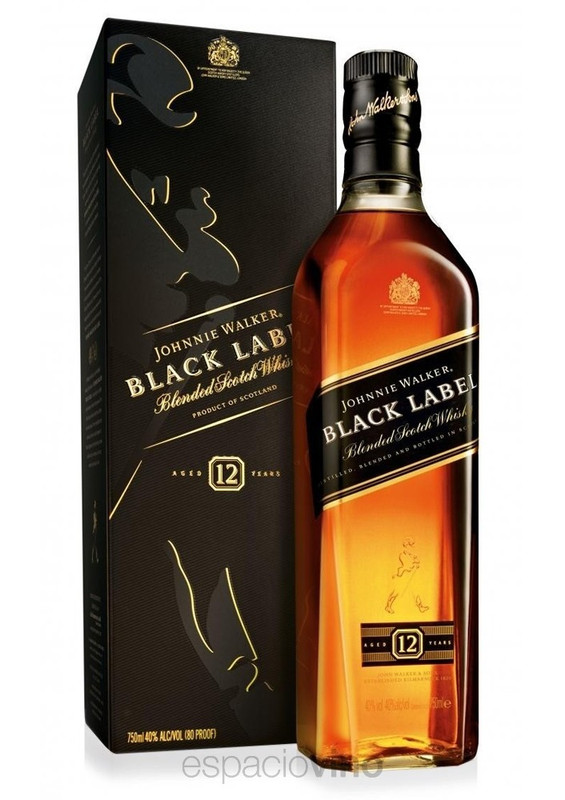 WHISKY JOHNNIE WALKER NEGRO BLACK LABEL