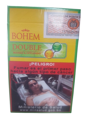 CIG BOHEM DOUBLE MANGO & APPLEMINT