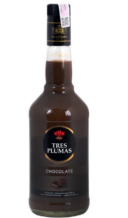 TRES PLUMAS CHOCOLATE BOTELLA 700ML